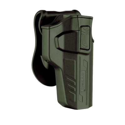 Funda rígida verde militar OWB para pistola Glock 17 22 31