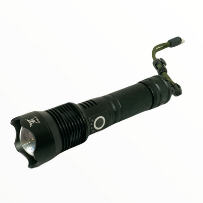 Lámpara LED T9 de 5000 lúmenes con zoom y control de carga