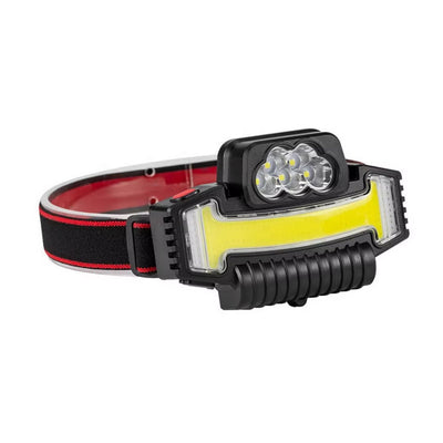 Lámpara minera LED con barra COB y luz trasera roja y azul
