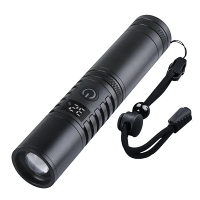 Lámpara LED con función power bank, zoom y resistencia al agua