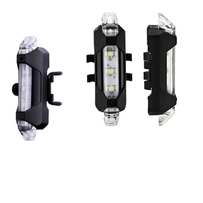 Luz trasera multicolor para bicicleta resistente al agua con hasta 12 horas de batería