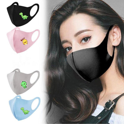 Cubrebocas reutilizable lavable de nanofibra de carbono en varios diseños