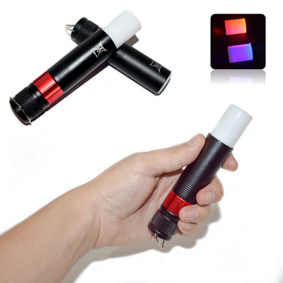 Mini lámpara táctica LED de 2000 lúmenes con efecto patrulla