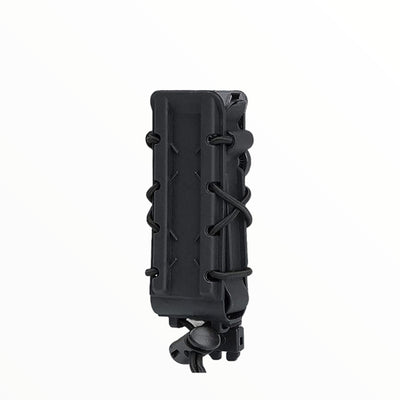 Porta cargador de polímero negro para 9 mm sujeto al cinturón