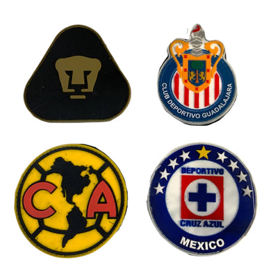 Parche de velcro con diseño de equipo de fútbol mexicano para mochila