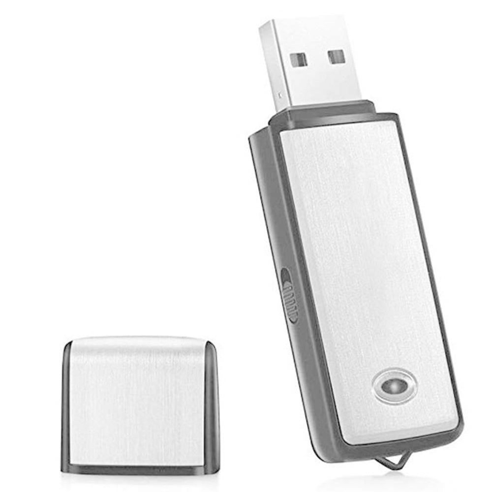 Grabadora de Voz Espia 8GB Fralugio Simulación Memoria USB 20 Horas Audio