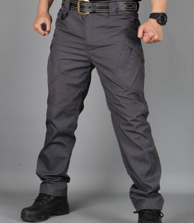 Pantalón táctico ligero de combate en negro y beige