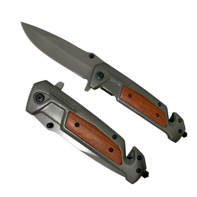 Navaja manual plegable con corta soga en varios colores