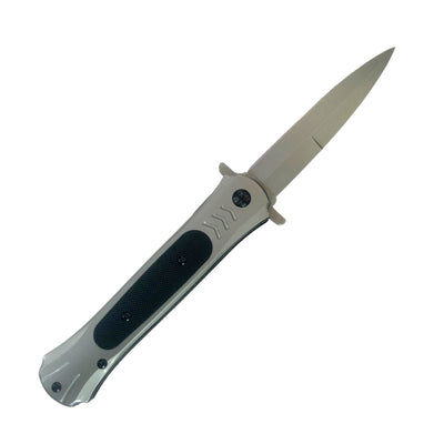 Navaja semiautomática plegable con clip de sujeción para uso diario