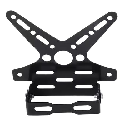 Porta placas de aluminio reforzado universal para motocicleta, varios colores