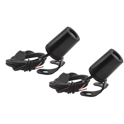 Luces LED de proyección tipo alas para motocicleta instaladas en la parte baja