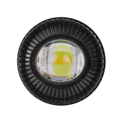 Faro explorador LED con lente lupa y modos multicolor para moto, bicicleta o ATV