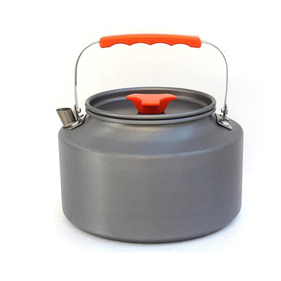 Tetera de aluminio para camping con capacidad de 2 litros