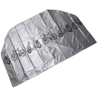 Funda impermeable plastificada para proteger la bicicleta