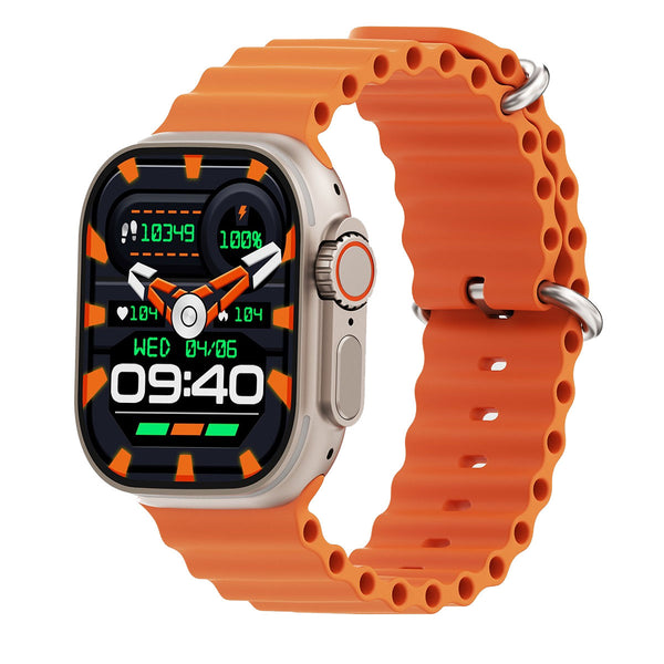 Reloj Inteligente Smart Watch W69 Plus Amoled Nfc 2gb Rom Hd Fralugio