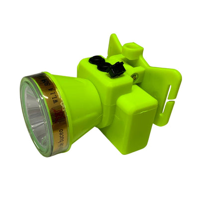 Lámpara frontal subacuática LED para buceo profesional con correa ajustable