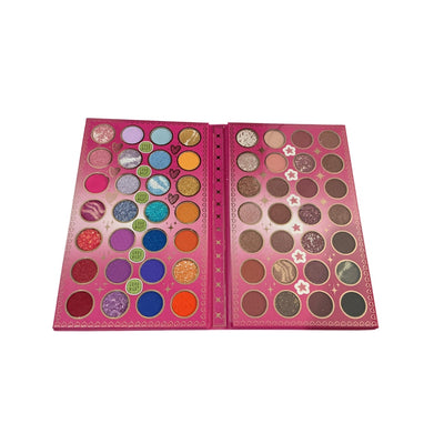 Paleta de sombras de maquillaje con 56 colores