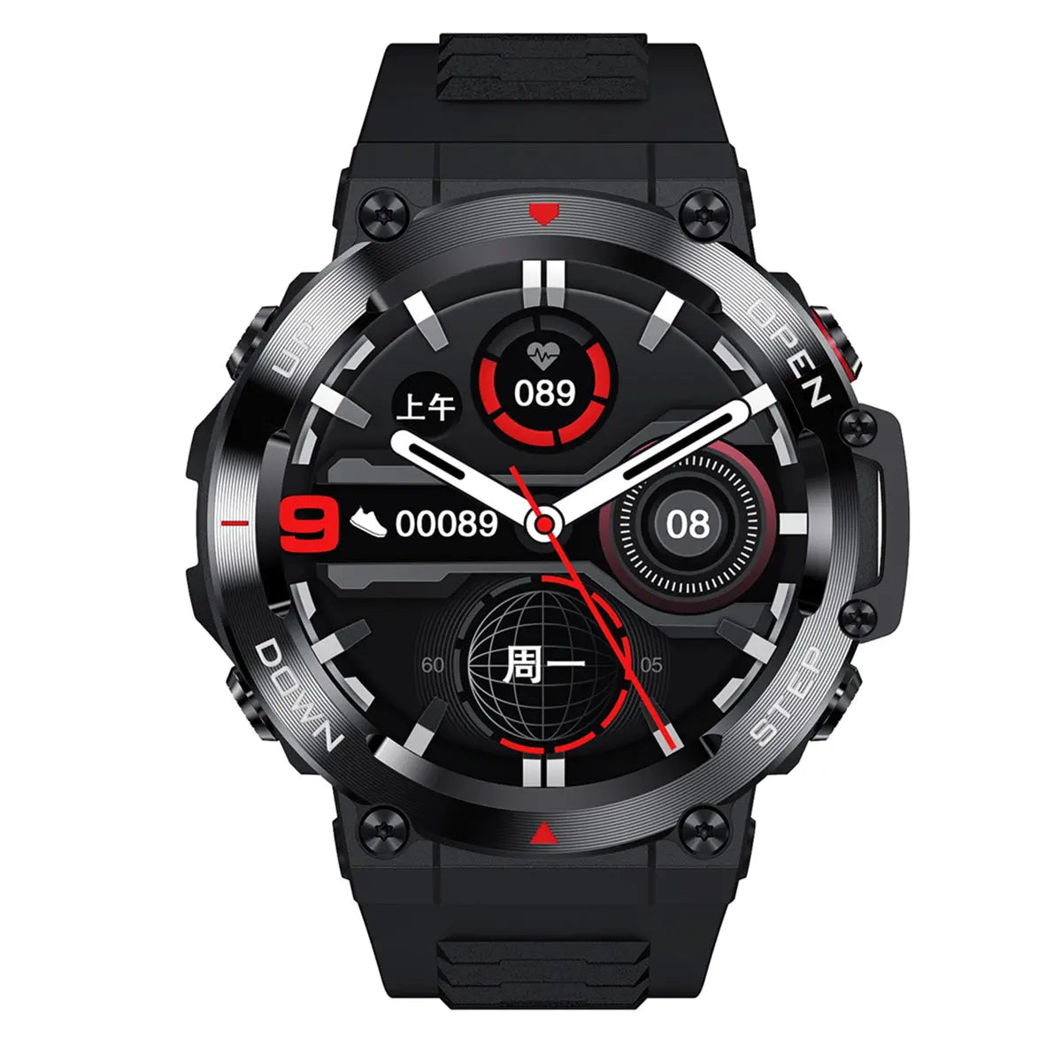 Reloj Inteligente Smartwatch Ak45 Fralugio Spo2 Hr Bp Sport