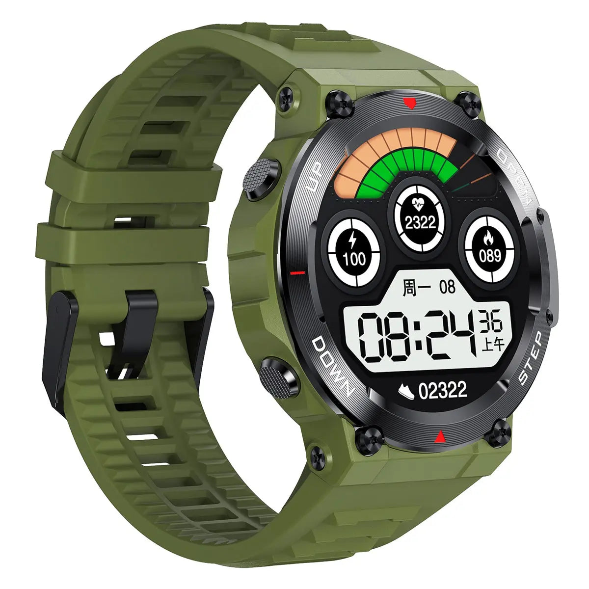 Reloj Inteligente Smartwatch Ak45 Fralugio Spo2 Hr Bp Sport