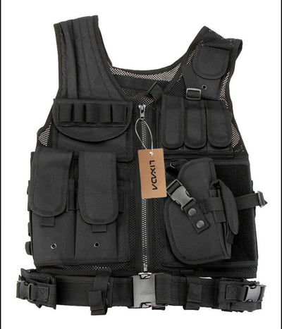 Chaleco Porta Placa Gotcha Oxford 600D Militar - Gadgets y Tecnología en Fralugio México