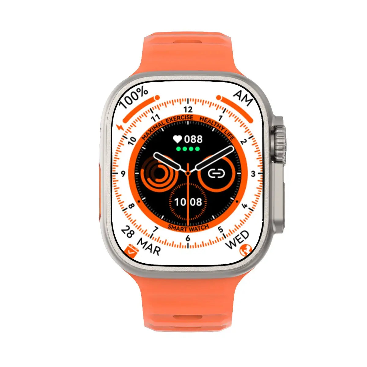 Reloj Inteligente Smartwatch Dt8 Ultra Fralugio Brujula Ecg