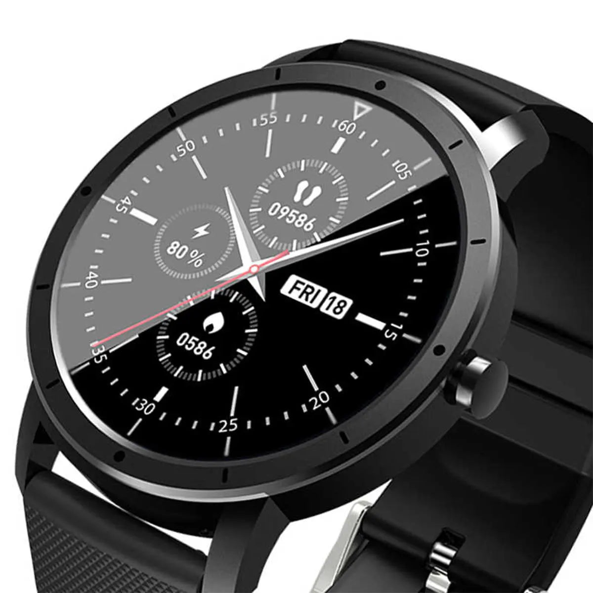 Smartwatch Reloj Inteligente Hw21 Fralugio Pantalla Táctil Redonda