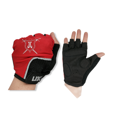 Guantes multiusos rojos para gimnasio y crossfit