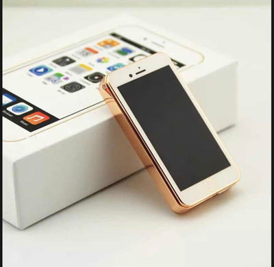Encendedor electrónico recargable de tamaño mini con diseño inspirado en smartphone