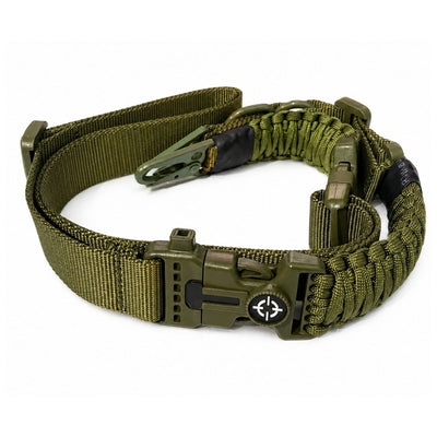 Portafusil Táctico Paracord con Pedernal y Mosquetón - Gadgets y Tecnología en Fralugio México