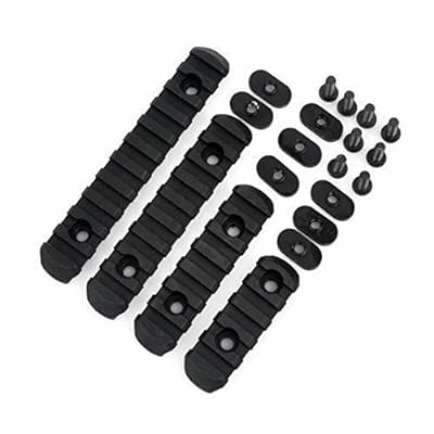 Set de 4 Rieles Picatinny de Polímero 20 mm - Gadgets y Tecnología en Fralugio México
