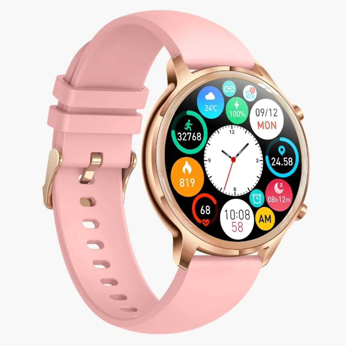 Reloj Inteligente Smart Watch T18 Fralugio De Lujo Para Dama