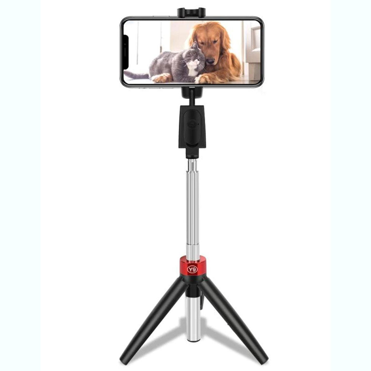 Palo Selfie Tripode Bluetooth Selfie Stick Fralugio con Control Remoto