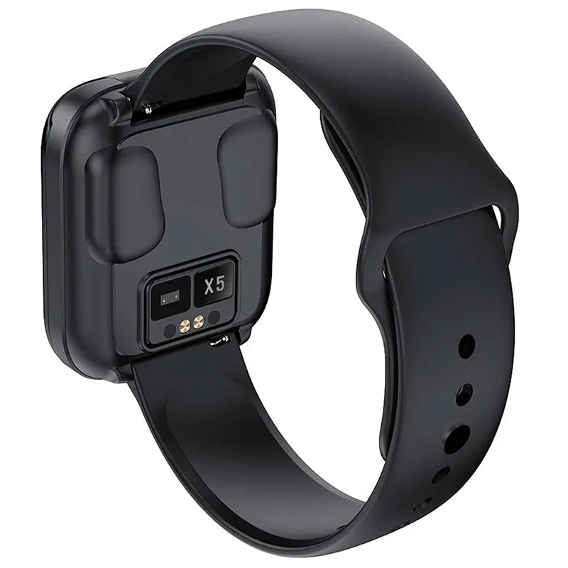 Reloj Inteligente Smart Watch X5 2 en 1 Con Audífonos Bluetooth 5.0
