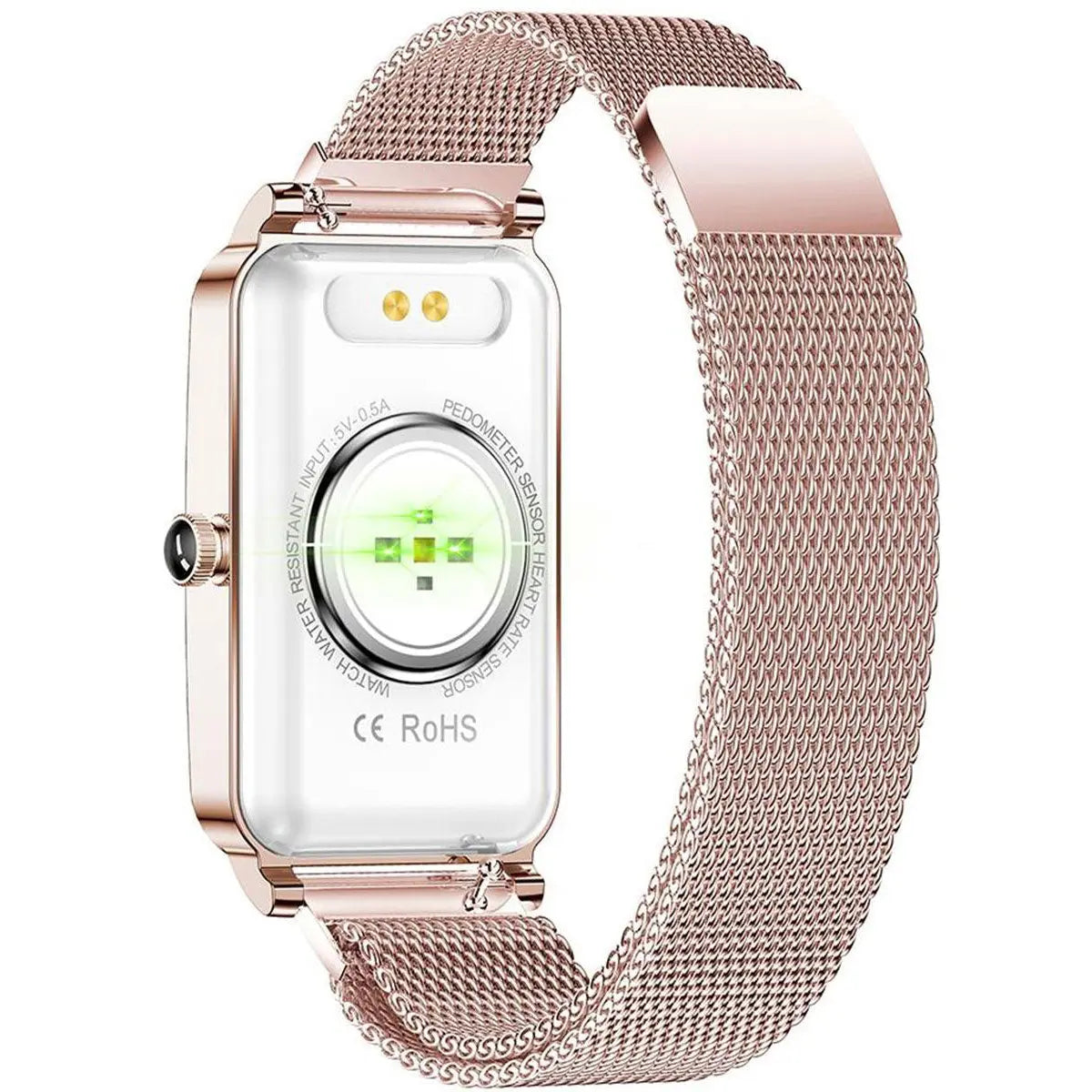 Reloj Inteligente Smart watch Fralugio Zx19 Dorado Notificaciones de Redes Sociales