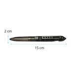 Pluma tactica kubotan de aluminio color negro — imagen 8 de 8