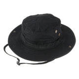 Sombrero boonie militar táctico de algodón con correa ajustable — imagen 7 de 10