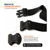 Adaptador de muslo CYTAC Low Ride Belt Loop en polímero negro — imagen 2 de 4