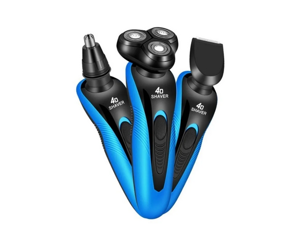 Máquina Afeitar Barba Eléctrica 3 En 1 Recargable