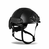 Casco táctico de oreja recortada marca LJK, en verde, negro y caqui — imagen 3 de 3