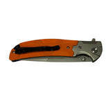 Navaja táctica plegable de 25 cm con mango bicolor y apertura tipo flipper — imagen 3 de 5