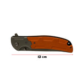 Navaja táctica plegable de 25 cm con mango bicolor y apertura tipo flipper — imagen 5 de 5