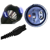 Bastón de aluminio con lámpara LED de emergencia y dispositivo de descarga — imagen 2 de 6