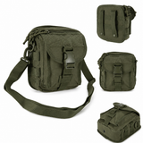 Bolsa militar táctica cruzada con 5 compartimentos y sistema MOLLE — imagen 8 de 8