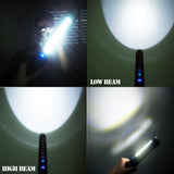 Lámpara LED con diseño tipo bat, 9 LED integrados y 4 modos de luz — imagen 2 de 4
