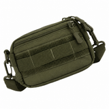 Bolsa mini multifunción con sistema MOLLE en negro, caqui y verde — imagen 3 de 7
