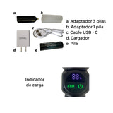 Lámpara LED con luz COB lateral, 9 modos, power bank e indicador digital — imagen 3 de 4