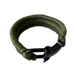 Pulsera paracord de supervivencia con trenzado doble — imagen 4 de 5