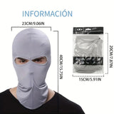 Pasamontañas de máscara facial completa en color caqui — imagen 5 de 8