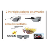 Lentes tácticos nemesis con 5 micas intercambiables y banda elástica — imagen 4 de 5