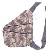 Mochila pushpack sobaquera slim para uso diario en color caqui — imagen 3 de 8